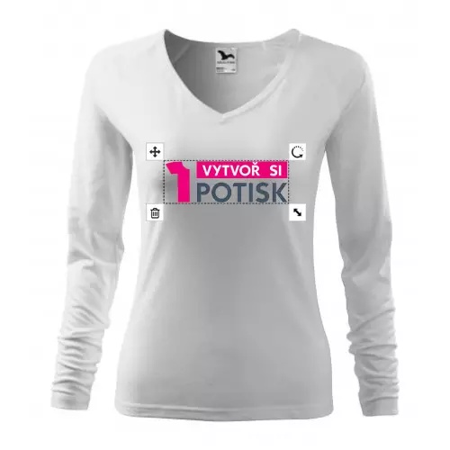 Damen T-Shirt ELEGANCE mit langem Arm 1 Elegance T-Shirt Druck