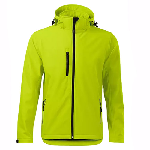 Herren Softshell-Jacke mit Kapuze 1 SOFTSHELL-JACKE individueller Druck