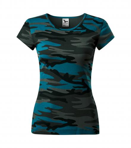 Damen T-Shirt CAMOUFLAGE 1 T-Shirt Druck