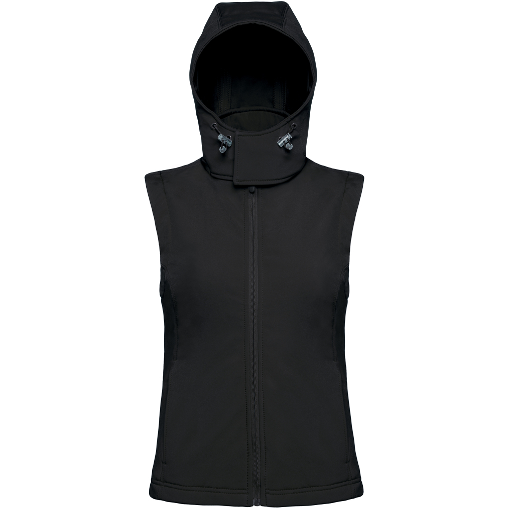 Damen 3-lagige Softshell-Weste B&C | Hooded Softshell Gilet /women 1 Damen 3-lagige Softshell-Weste B&C | Hooded Softshell Gilet /women
