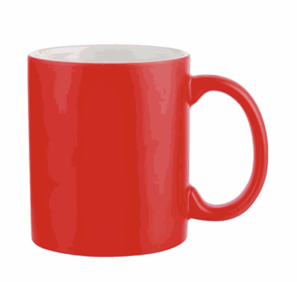 Mattfarbige Tasse in Vollfarbe - Tassen bedrucken online günstig und schnell