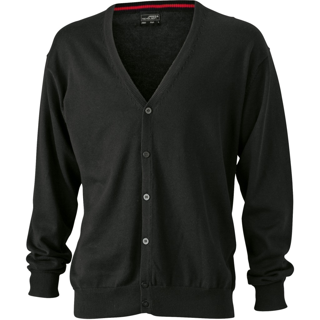 Herren Strick-Cardigan mit V-Ausschnitt Daiber | JN 661 1 Herren Strick-Cardigan mit V-Ausschnitt Daiber | JN 661