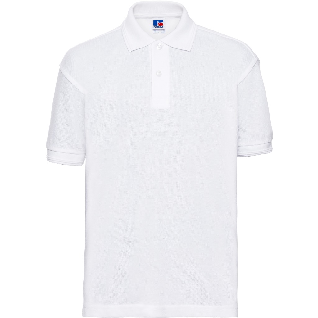 Kinder Piqué Polo aus schwerer Baumwolle Russell | 599B 1 Kinder Piqué Polo aus schwerer Baumwolle Russell | 599B