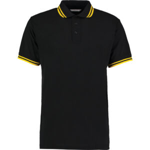 Herren Kontrast Piqué Polo Kustom Kit | KK 409