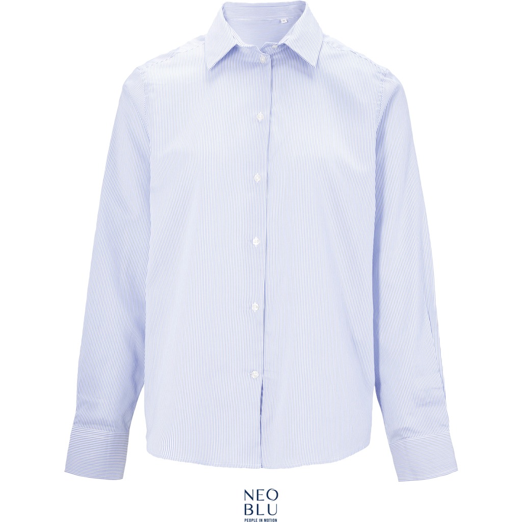 Mikro-Köperhemd mit langen Ärmeln NEOBLU | Baptiste Men 1 Mikro-Köperhemd mit langen Ärmeln NEOBLU | Baptiste Men