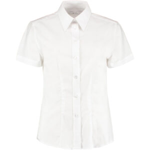 Oxford-Arbeitsbluse mit kurzen Ärmeln Kustom Kit | KK 360 (6-24)