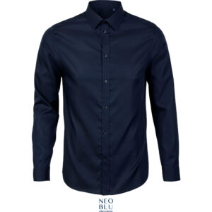 Mikro-Köperhemd mit langen Ärmeln NEOBLU | Blaise Men
