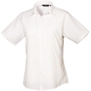 Popeline-Bluse mit kurzen Ärmeln Premier | PR 302