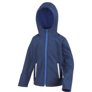 Kinder 3-lagige Softshell-Jacke mit Kapuze Result | R 224JY