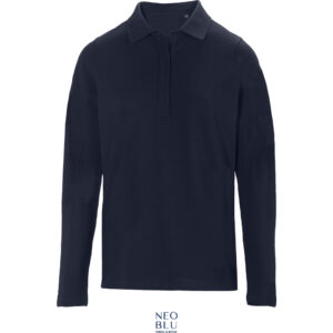 Damen Piqué Polo aus schwerer Baumwolle mit langen Ärmeln NEOBLU | Owen LSL Women