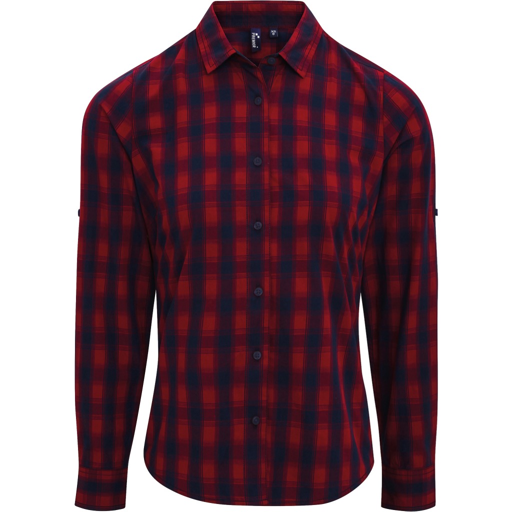 Popeline-Bluse mit langen Ärmeln "Mulligan" Premier | PR 350 1 Popeline-Bluse mit langen Ärmeln "Mulligan" Premier | PR 350
