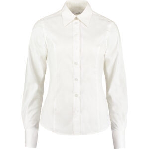 Oxford-Bluse mit langen Ärmeln Kustom Kit | KK 702 (6-24)