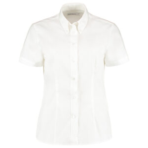 Oxford-Bluse mit kurzen Ärmeln Kustom Kit | KK 701 (26-28)