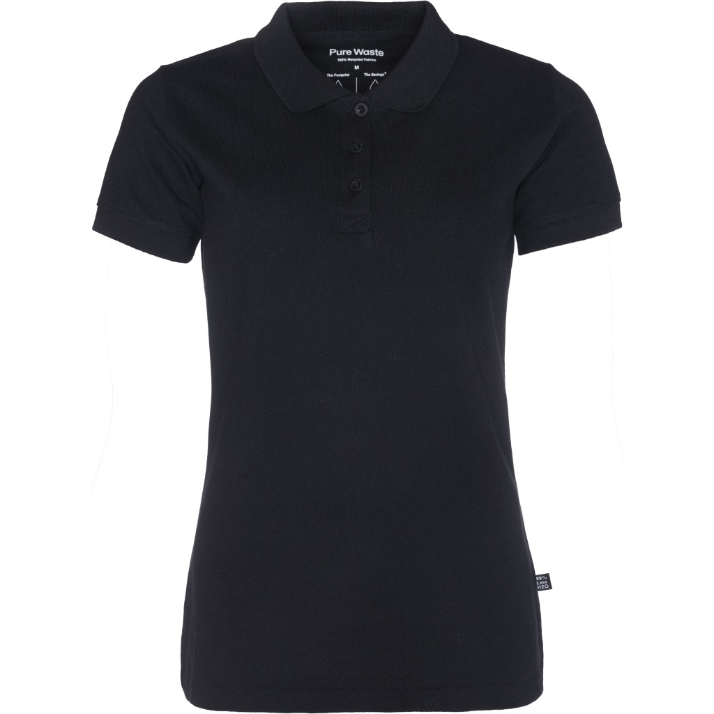 Damen Piqué Polo aus schwerer Baumwolle Pure Waste | PQW 1 Damen Piqué Polo aus schwerer Baumwolle Pure Waste | PQW