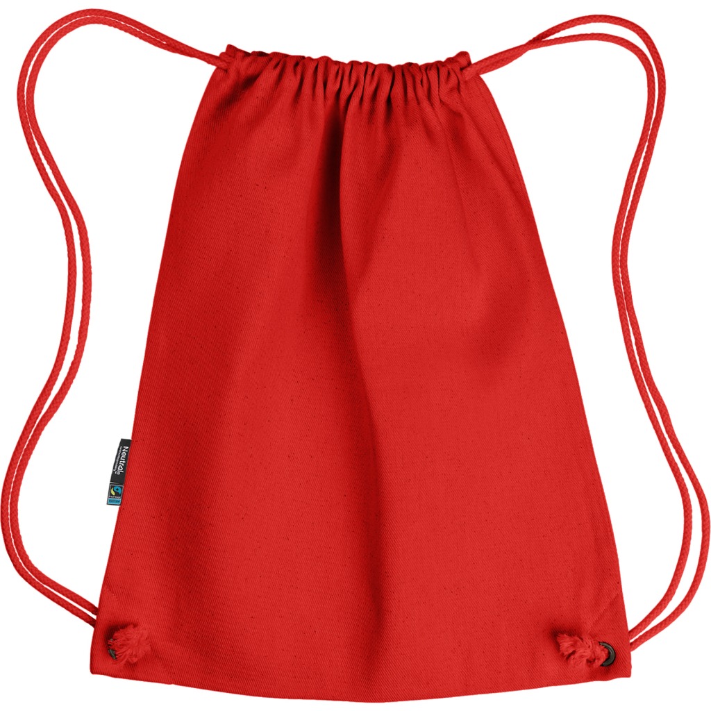 Fairtrade Sportbeutel aus Bio-Baumwolle Neutral | O 90020 1 Fairtrade Sportbeutel aus Bio-Baumwolle Neutral | O 90020