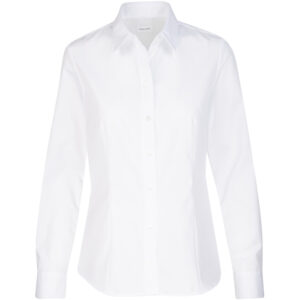 Popeline-Bluse mit langen Ärmeln Seidensticker | Blouse Regular LSL