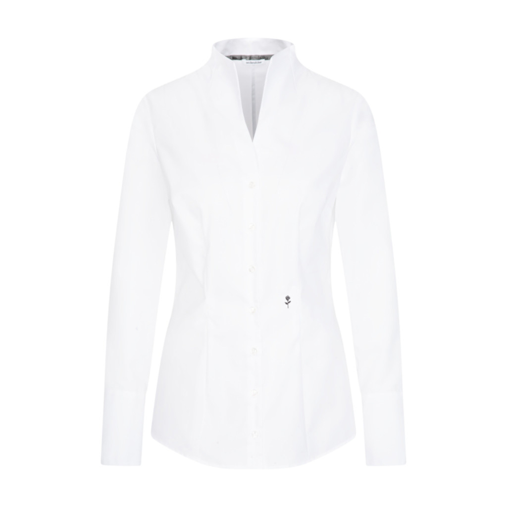 Popeline-Bluse mit langen Ärmeln Seidensticker | Chalice Blouse Slim LSL 1 Popeline-Bluse mit langen Ärmeln Seidensticker | Chalice Blouse Slim LSL