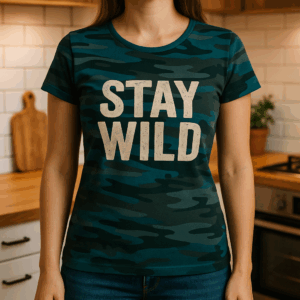 Damen T-Shirt CAMOUFLAGE 2 Damen T-Shirt CAMOUFLAGE