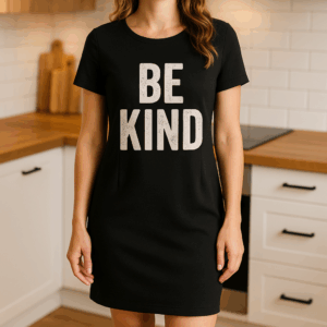 Kleid mit kurzen Ärmeln Kariban | K 500 2 Kleid mit kurzen Ärmeln Kariban | K 500