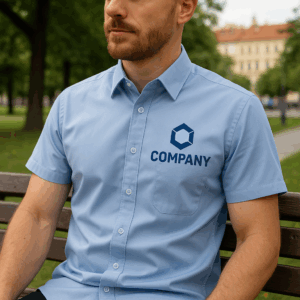 Herrenhemd mit kurzen Ärmeln CHIC 207 3 Herrenhemd mit kurzen Ärmeln CHIC 207