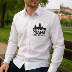 Hemd aus Misch-Popeline mit langen Ärmeln B&C | Smart LSL /men 3 Hemd aus Misch-Popeline mit langen Ärmeln B&C | Smart LSL /men
