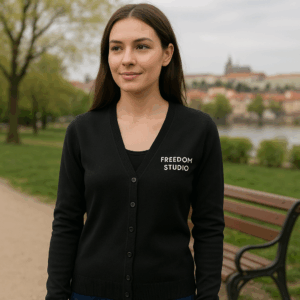 Damen Strick-Cardigan mit V-Ausschnitt Daiber | JN 660 3 Damen Strick-Cardigan mit V-Ausschnitt Daiber | JN 660