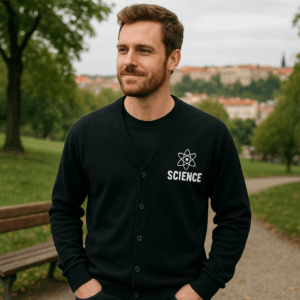 Herren Strick-Cardigan mit V-Ausschnitt Daiber | JN 661 3 Herren Strick-Cardigan mit V-Ausschnitt Daiber | JN 661