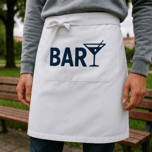 Bar-Schürze mittellang Kariban | K 887 3 Bar-Schürze mittellang Kariban | K 887