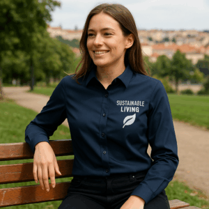 Mikro-Köperbluse mit langen Ärmeln NEOBLU | Blaise Women 3 Mikro-Köperbluse mit langen Ärmeln NEOBLU | Blaise Women