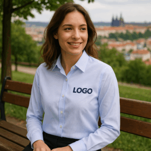 Mikro-Köperbluse mit langen Ärmeln NEOBLU | Baptiste Women 3 Mikro-Köperbluse mit langen Ärmeln NEOBLU | Baptiste Women