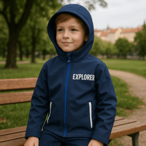 Kinder 3-lagige Softshell-Jacke mit Kapuze Result | R 224JY 3 Kinder 3-lagige Softshell-Jacke mit Kapuze Result | R 224JY