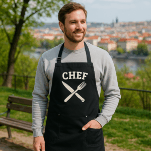 Baumwollschürze mit Latz "Chino" Premier | PR 132 3 Baumwollschürze mit Latz "Chino" Premier | PR 132
