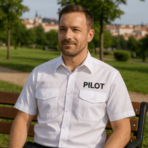 Pilotenhemd mit kurzen Ärmeln Premier | PR 212 3 Pilotenhemd mit kurzen Ärmeln Premier | PR 212