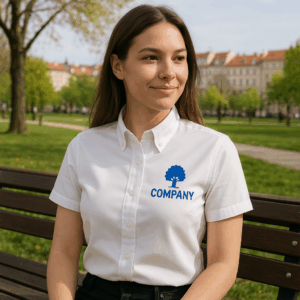 Oxford-Bluse mit kurzen Ärmeln Kustom Kit | KK 701 (6-24) 3 Oxford-Bluse mit kurzen Ärmeln Kustom Kit | KK 701 (6-24)
