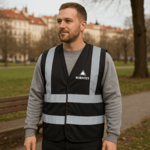 Weste mit vier reflektierenden Streifen Korntex | KXVR – Hannover 3 Weste mit vier reflektierenden Streifen Korntex | KXVR – Hannover