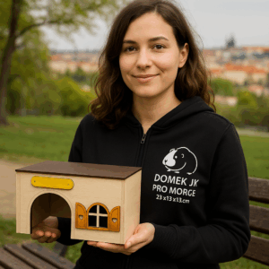 Haus JK für Meerschweinchen Quader 23x15x13cm 2 Haus JK für Meerschweinchen Quader 23x15x13cm