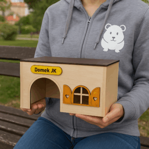 Haus JK für Meerschweinchen Quader 23x15x13cm 3 Haus JK für Meerschweinchen Quader 23x15x13cm