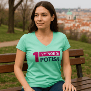 Damen T-Shirt V-Ausschnitt 3 Damen T-Shirt V-Ausschnitt