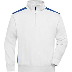 Arbeits-Sweatshirt mit 1/4 Reißverschluss - Color Daiber | JN 868