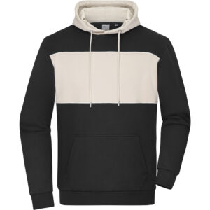 Bio-Baumwoll-Kapuzensweatshirt "Colour-Block" von Daiber | 8051
