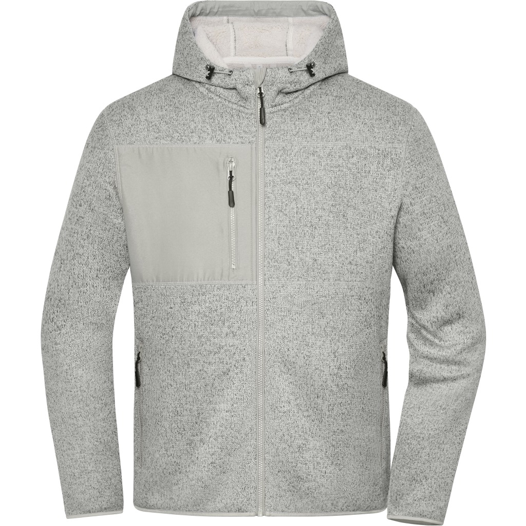 Gestrickte Fleecejacke Daiber | JN 1874 1 Gestrickte Fleecejacke Daiber | JN 1874