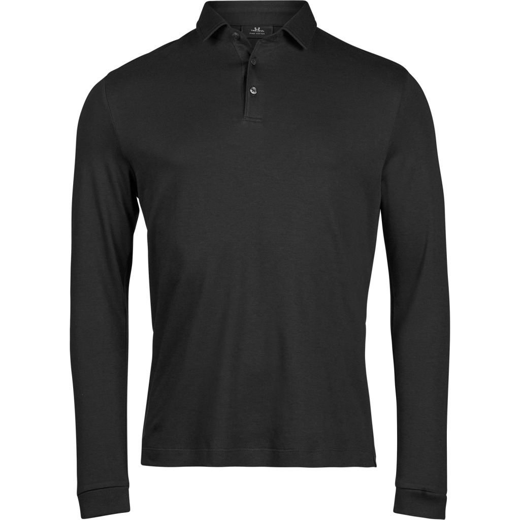 Pima Polo mit langen Ärmeln Tee Jays | TJ 1442 1 Pima Polo mit langen Ärmeln Tee Jays | TJ 1442