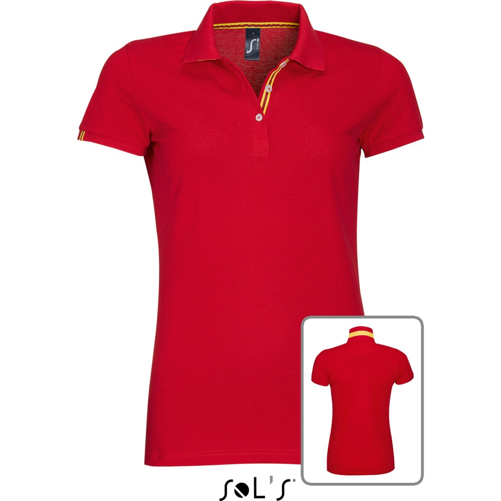 Damen Piqué Polo aus schwerer Baumwolle SOL'S | Patriot Women 1 Damen Piqué Polo aus schwerer Baumwolle SOL'S | Patriot Women