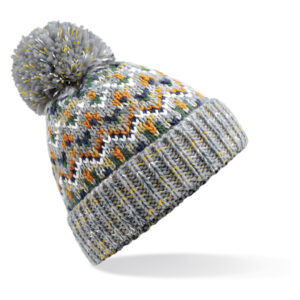 Gestrickte Haube mit Bommel "Blizzard" Beechfield | B 458