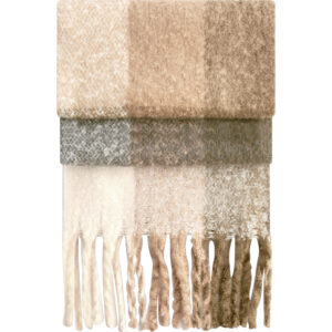 Schal "Fluffy Check" Beechfield | B 494R