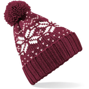Fair Isle Snowstar® Beechfield Haube | B 456