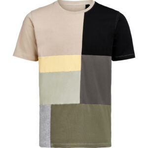 T-Shirt aus schwerer Baumwolle "Color Block" Untagged Movement | OCS T-Shirt Combo