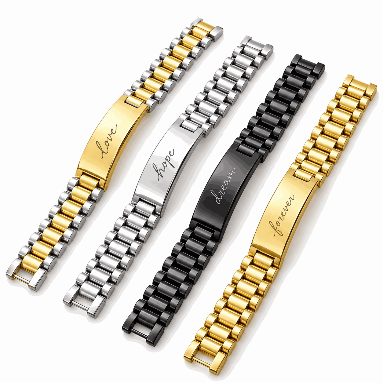 Herrenarmband mit individueller Gravur